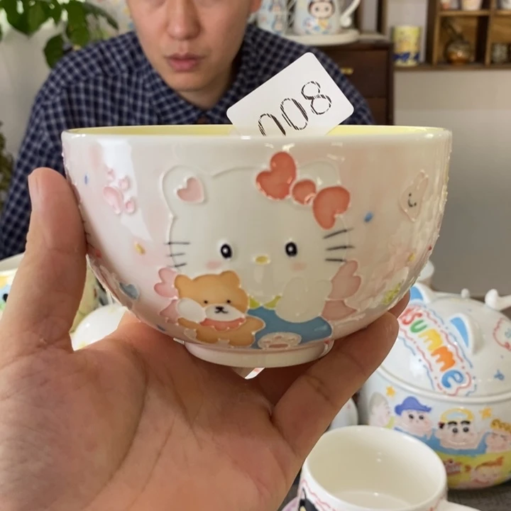 瓷片景德镇釉下彩手绘