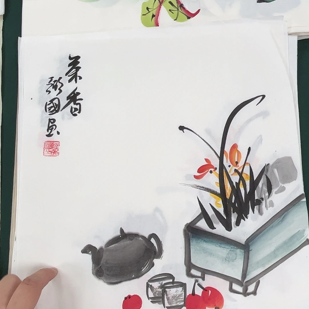 国画国画作品宣纸纯手绘