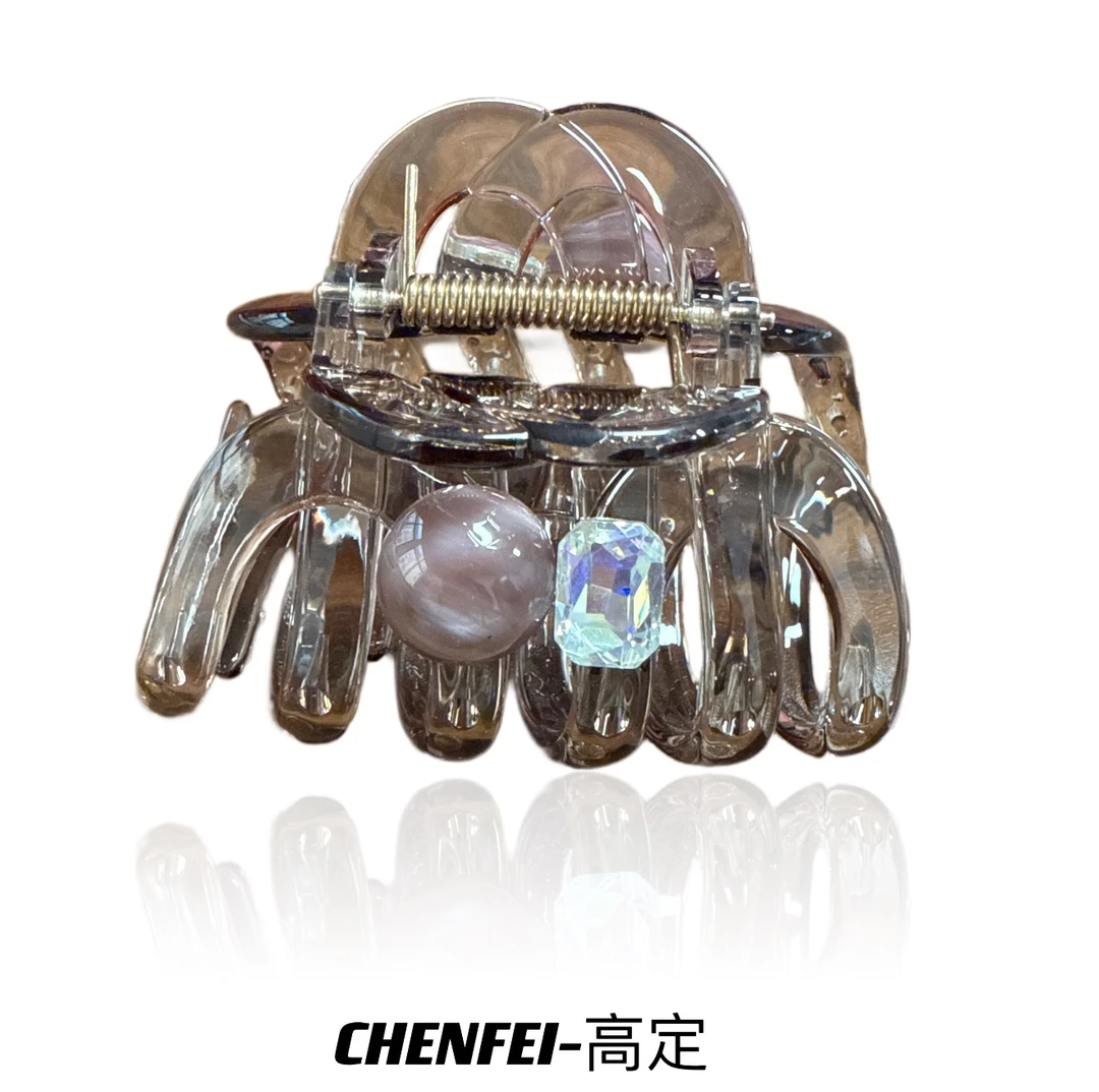 高品质抓夹发量多抓力好蜘蛛夹蝴蝶发夹鲨鱼夹南瓜树脂抓夹4060
