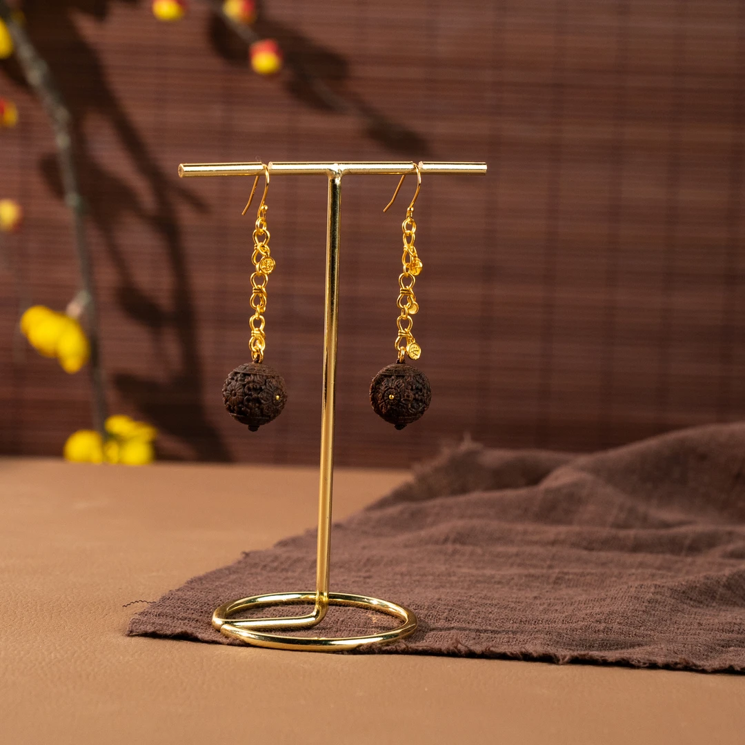 富森红土老料平安喜乐耳坠/耳环设计款