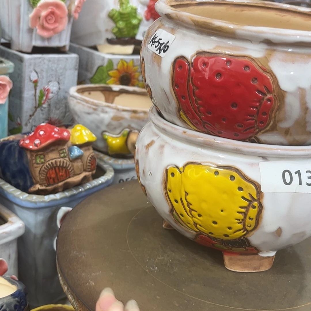 粗陶多肉花盆花盆