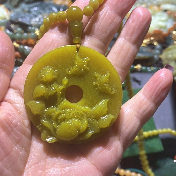 岫玉毛衣链未镶嵌