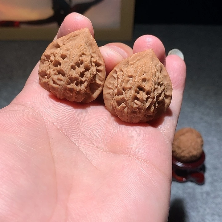 把件文玩核桃贵妃帽34