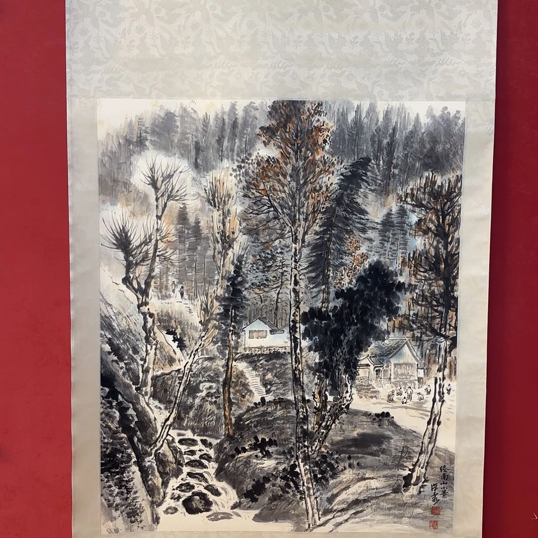 草***鹰横款精品书画作品