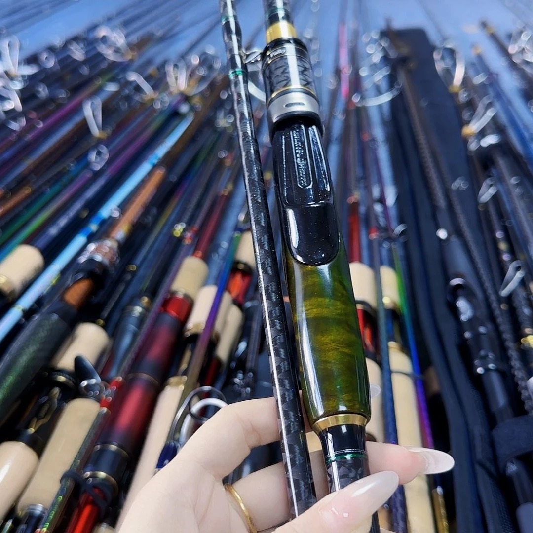 明***碳素3.8m路亚竿枪饼杆链接