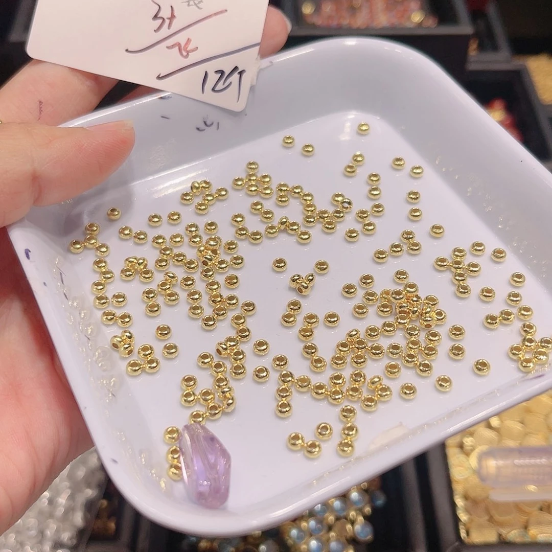 紫晶珠宝半成品银S925镀金镶嵌31