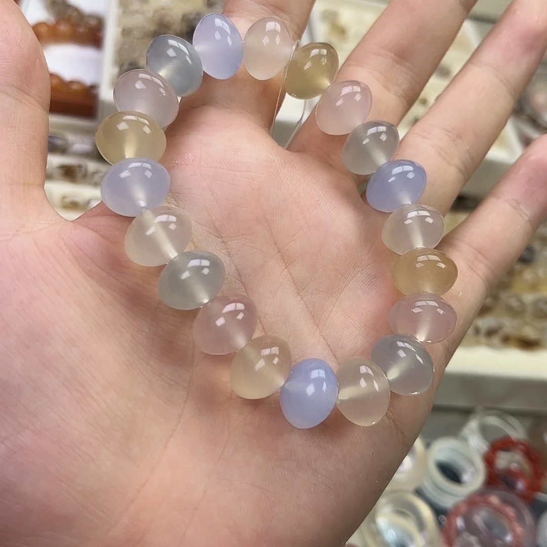 玛瑙/玉髓合金挂件8 号多宝算盘