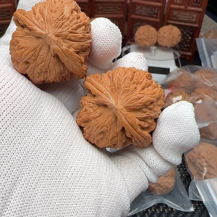 文玩核桃吊坠全品白狮子40尺