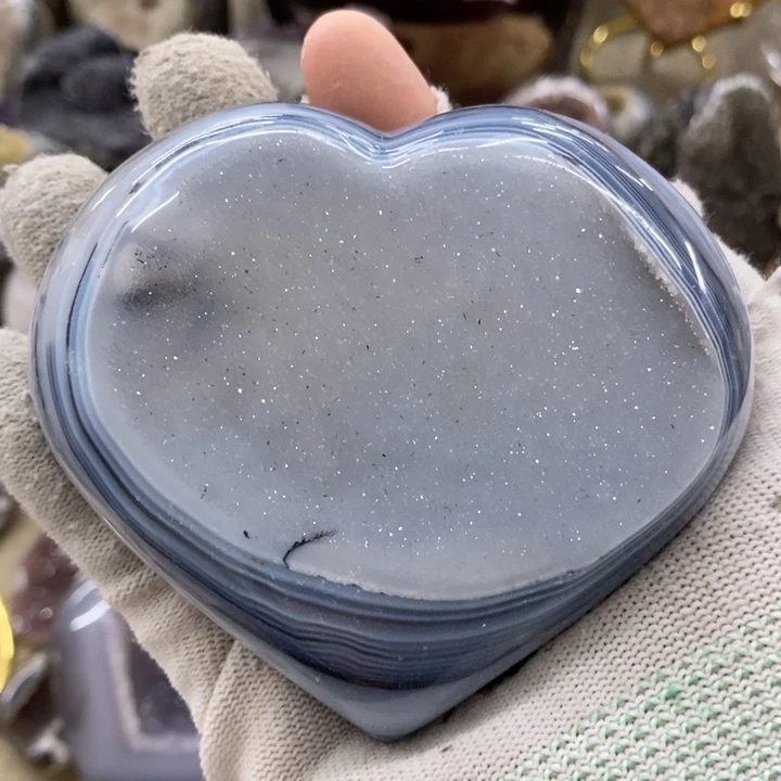未镶嵌紫晶珠宝半成品