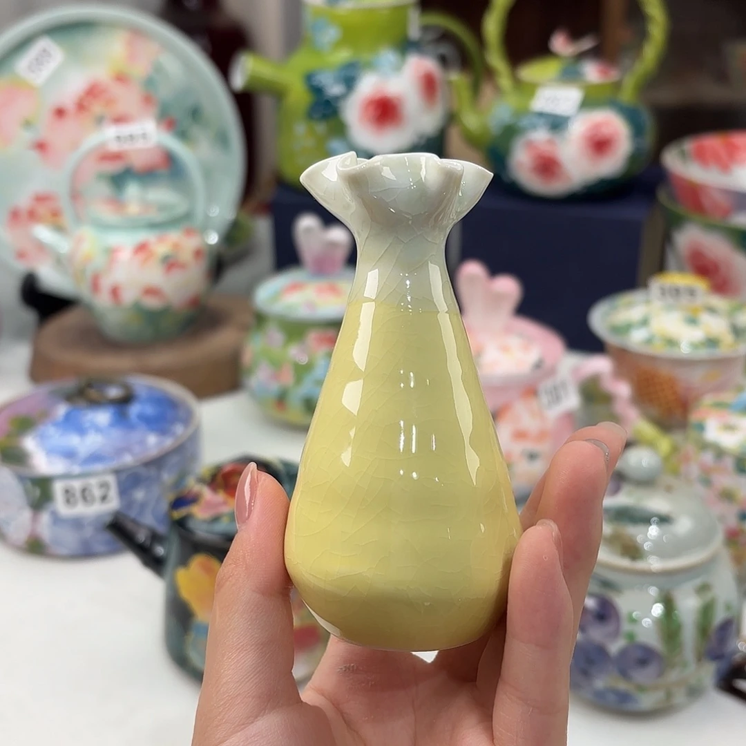 景德镇手绘高温釉下彩陶瓷茶具