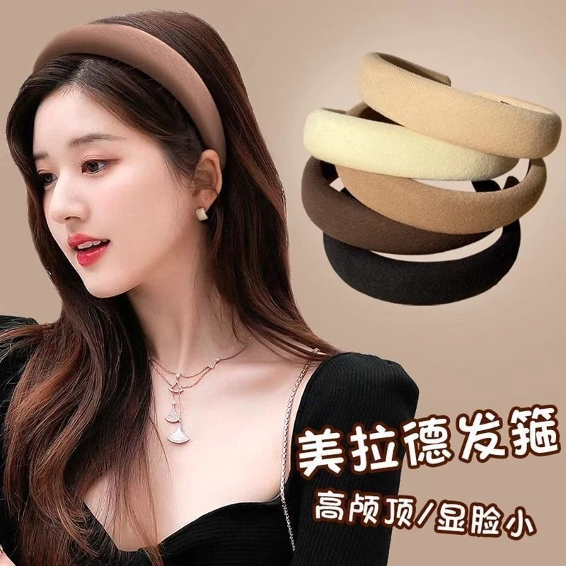 发箍女2025新款高级感洋气时尚发卡高颅顶压发洗脸头箍百搭发饰品