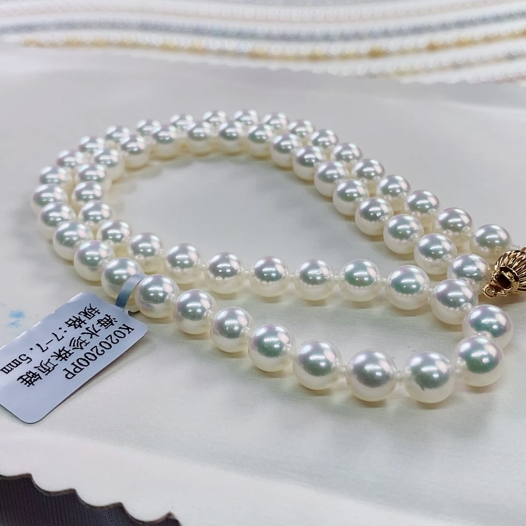 项链未镶嵌海水珍珠7-7.5