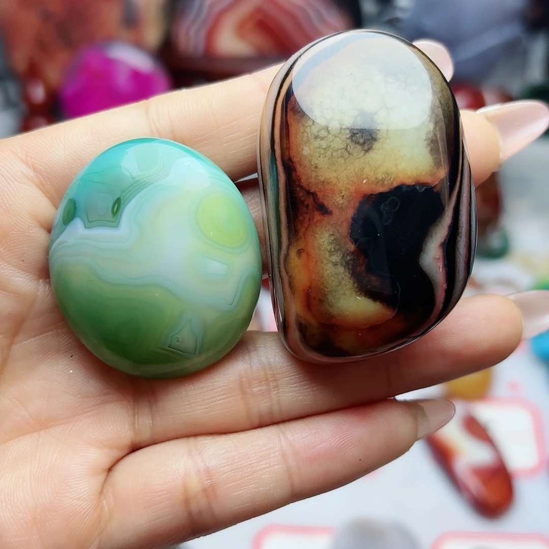 玛瑙/玉髓珠宝奇石未镶嵌影*