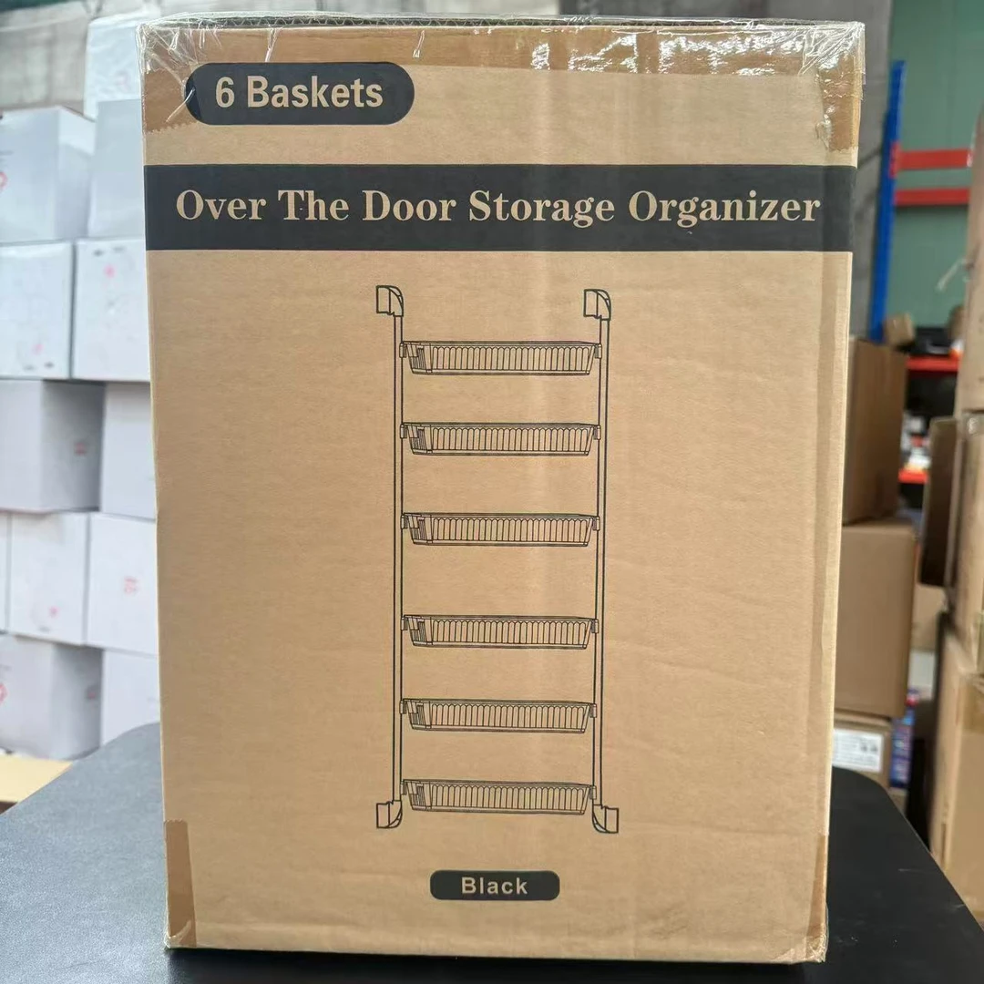 六层收纳挂篮壁挂收纳置物架免打孔