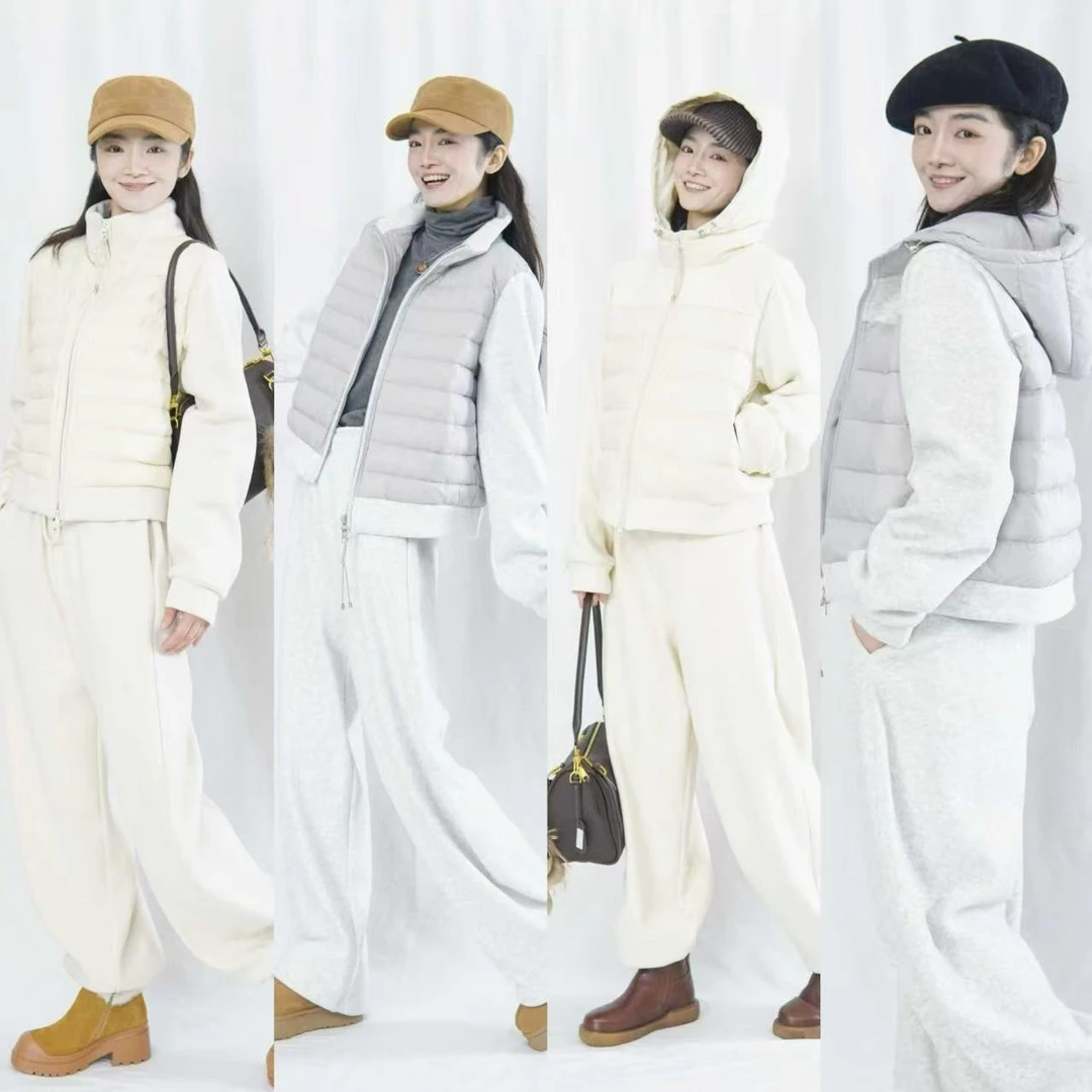 CHUN·「冬日懒人9O羽绒针织」气质时尚休闲宽松显瘦秋冬休闲复