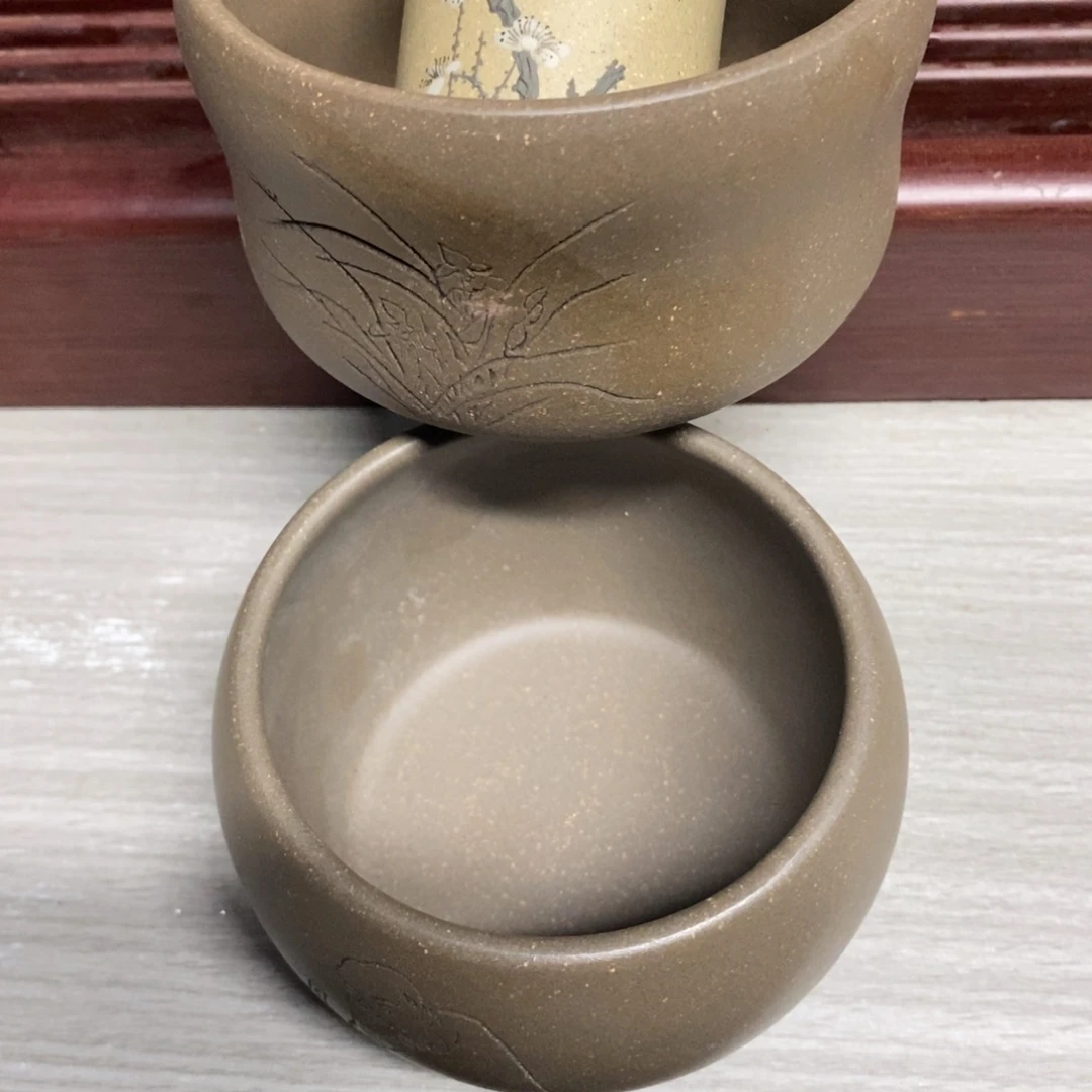 紫砂茶杯名**坊紫砂紫砂