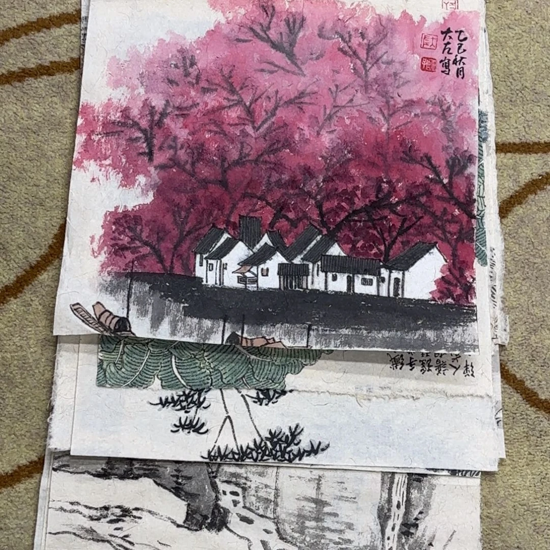 国画大左老师作品刘