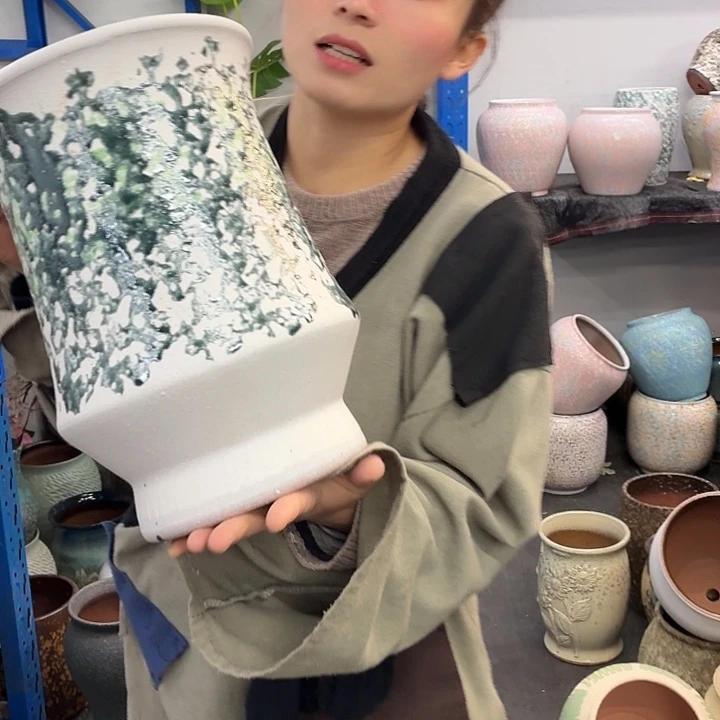 20×30 -粗陶花盆有孔-买买买