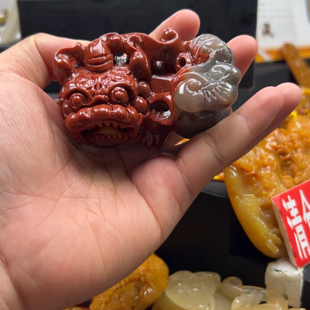 石英质玉（黄龙玉）未镶嵌多样性发货，发其一