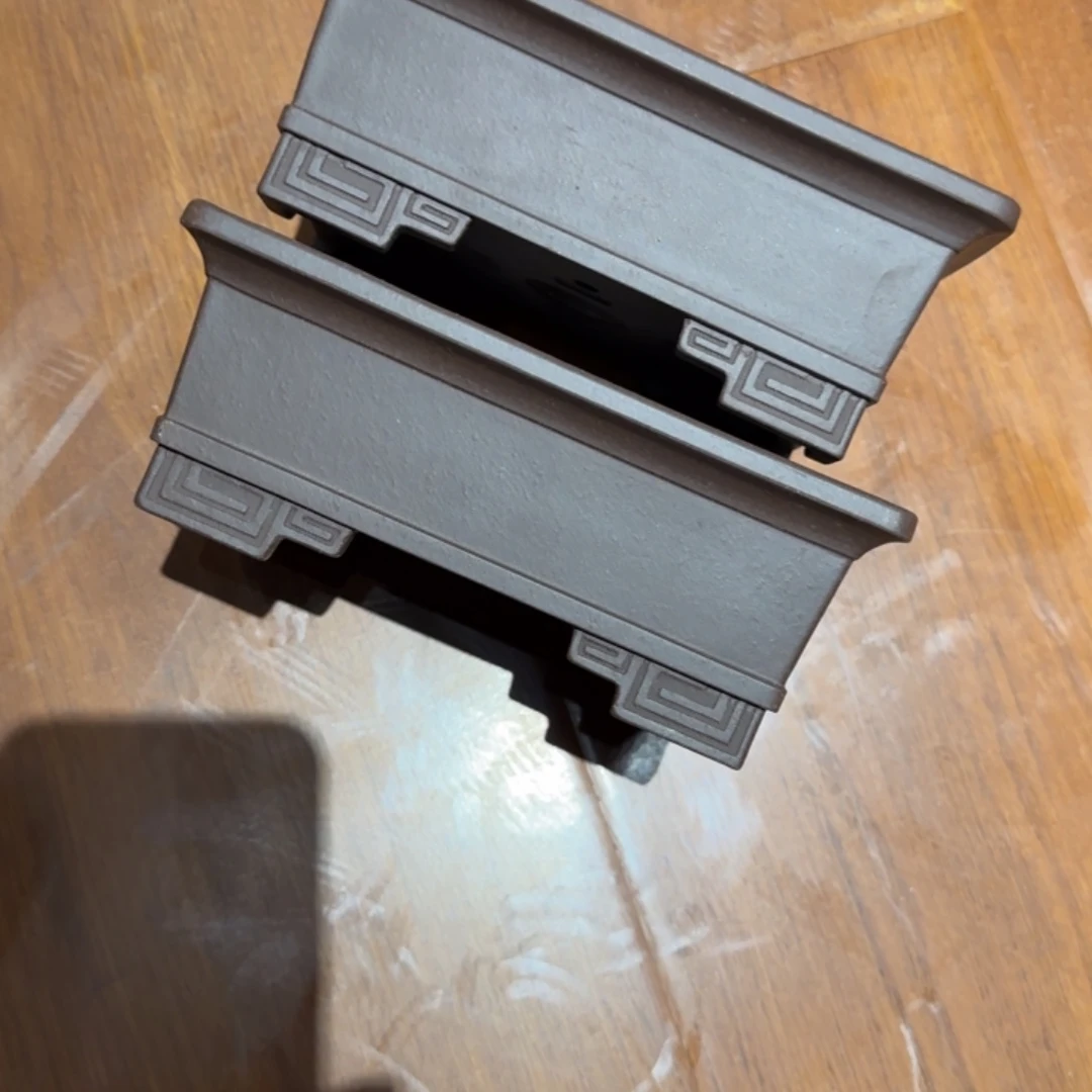 超***越花盆紫砂半手工制作