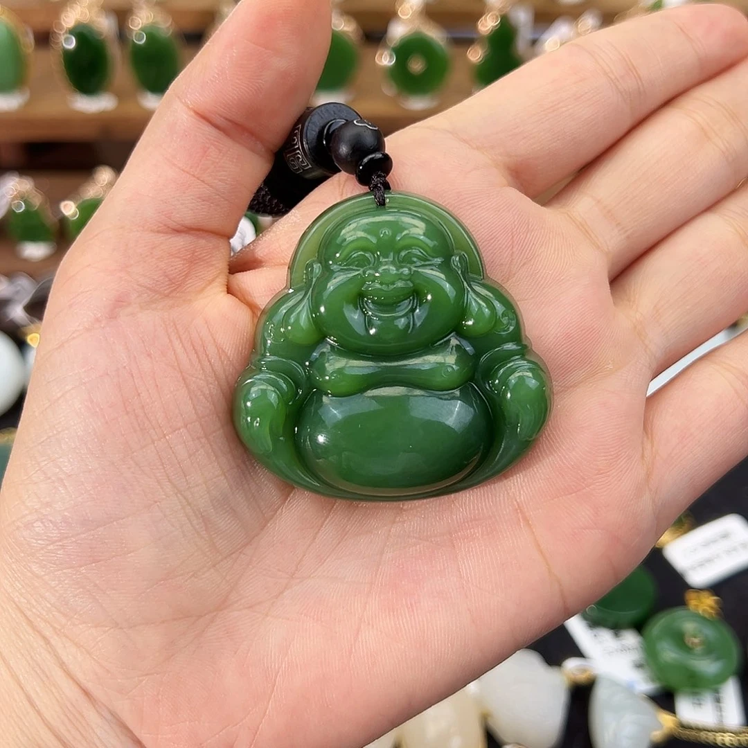 和田玉未镶嵌吊坠(不含链)