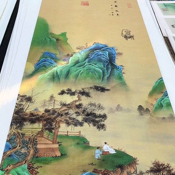 国画书画描金拓染金石传拓手写