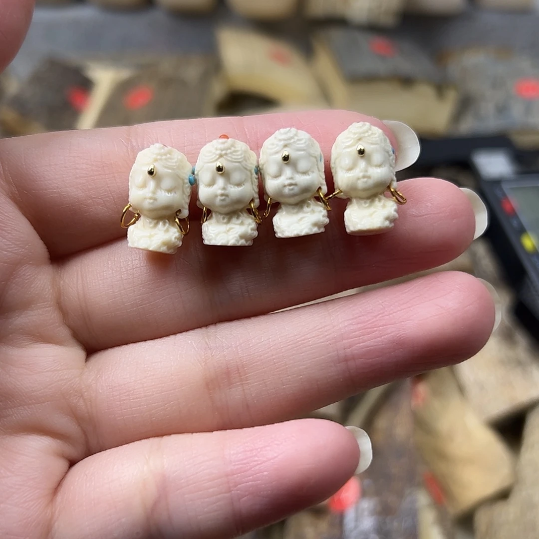 猛犸象牙手串/手链/手镯猛犸原材料边角料大块料