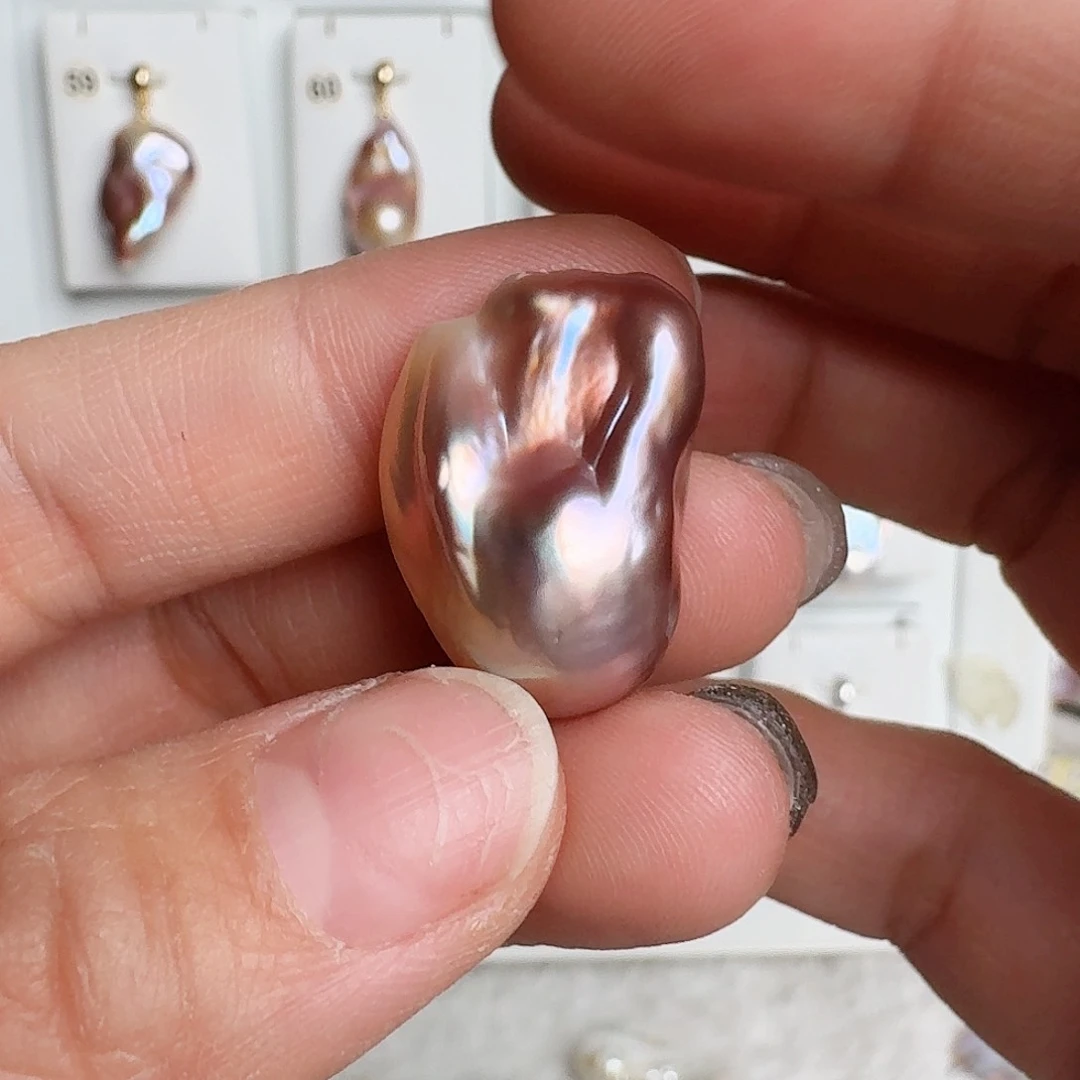 淡水珍珠颈饰银S925镶嵌