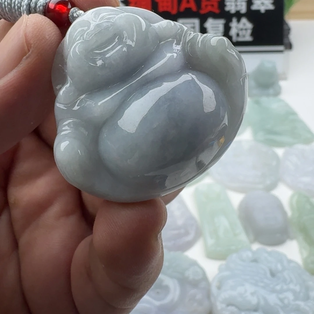 颈饰未镶嵌翡翠天然缅甸A货翡翠