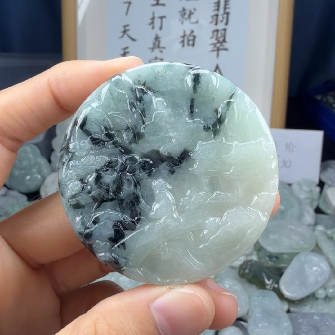 颈饰未镶嵌翡翠翡翠