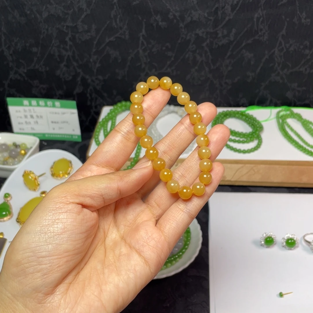 未镶嵌手串和田玉