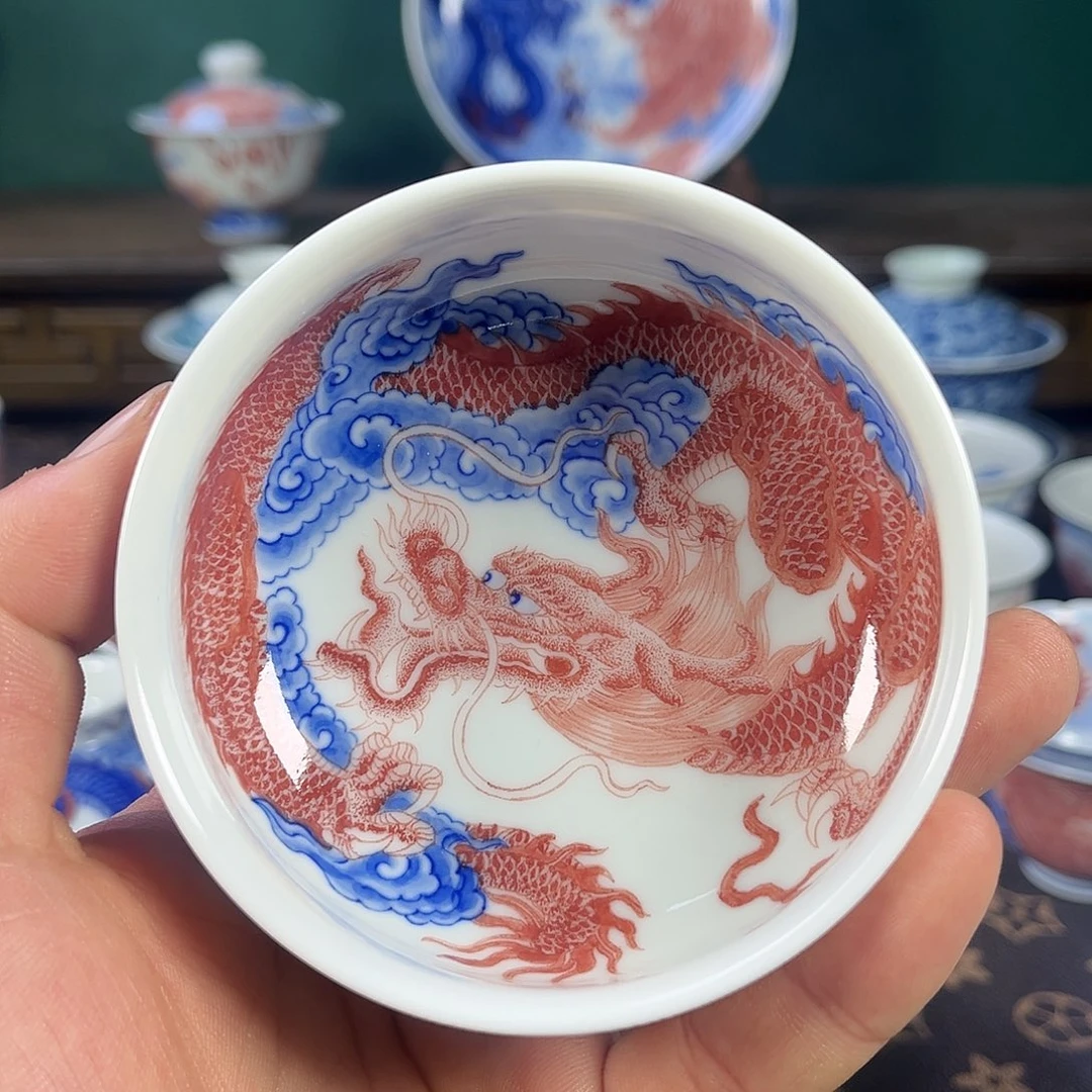 瓷片自成堂景德镇手工手绘