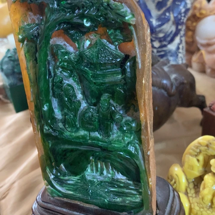石材摆件的时候还在犹豫