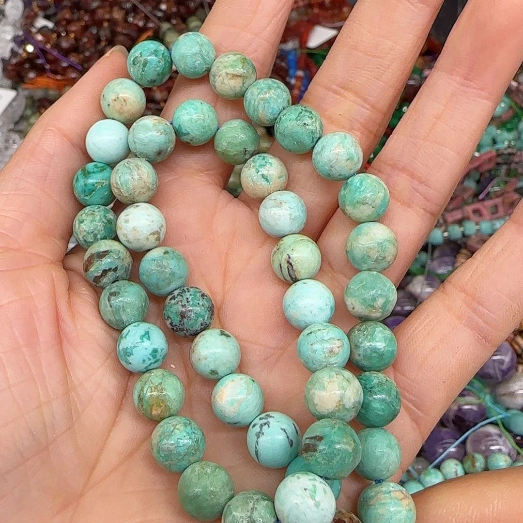 玛瑙/玉髓合金珠宝半成品秘鲁8mm一条