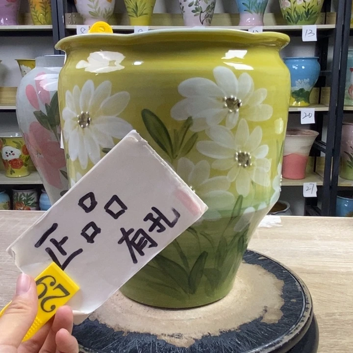 景德镇高温陶瓷花盆