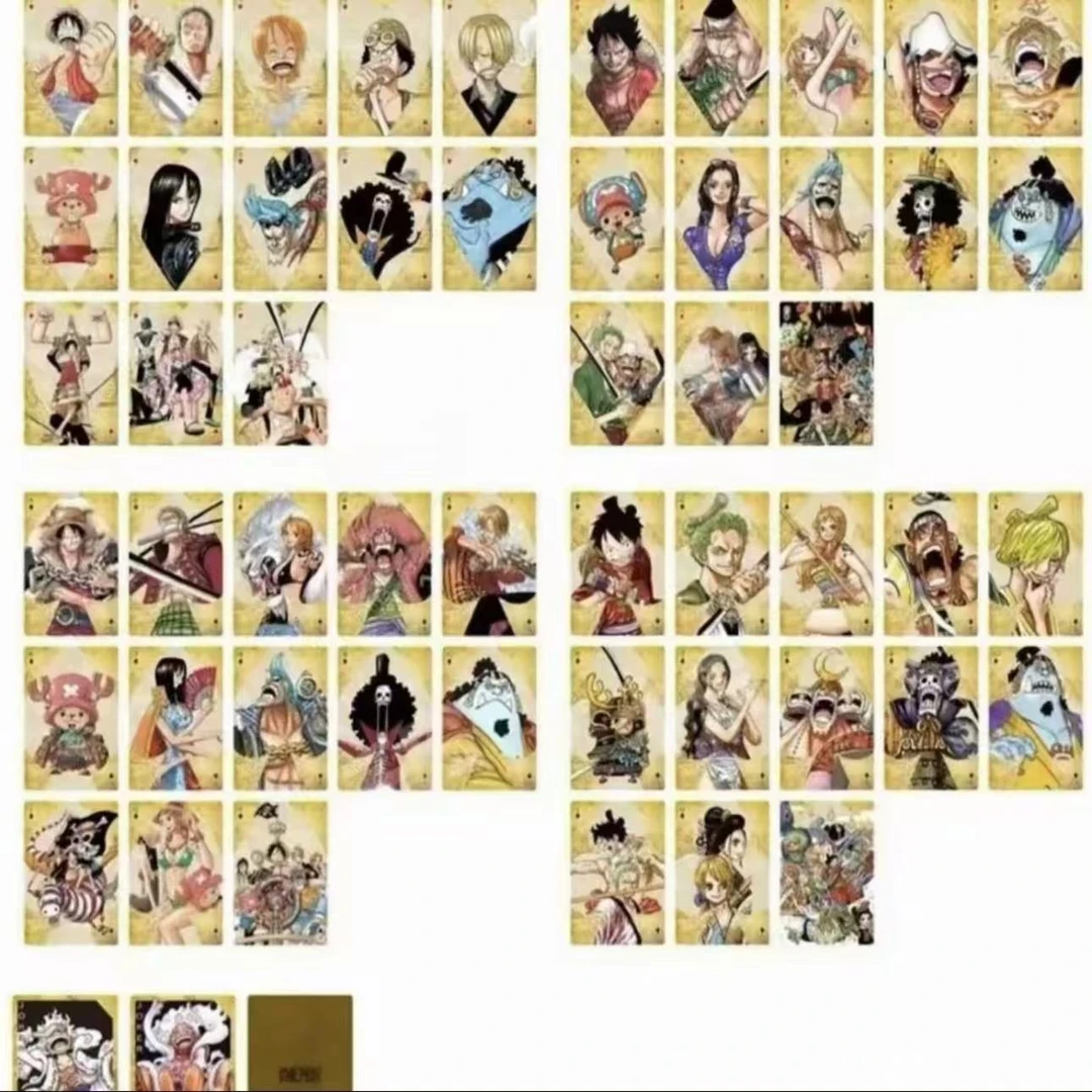 日谷正版 海贼王 JF原画烫金扑克牌 盲盒