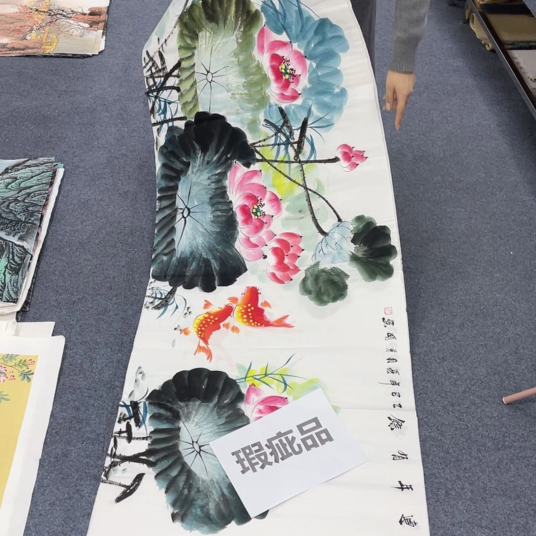 国画国画作品小姐姐放漏…