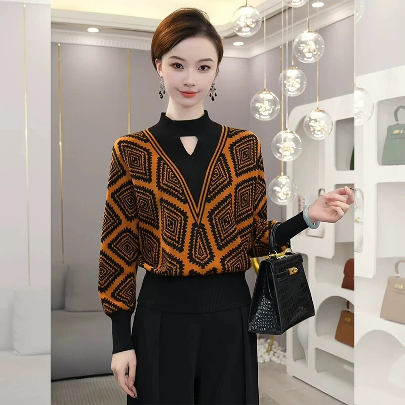 高级感超好看的毛衣女款新款秋冬内搭可外穿打底衫针织衫上衣