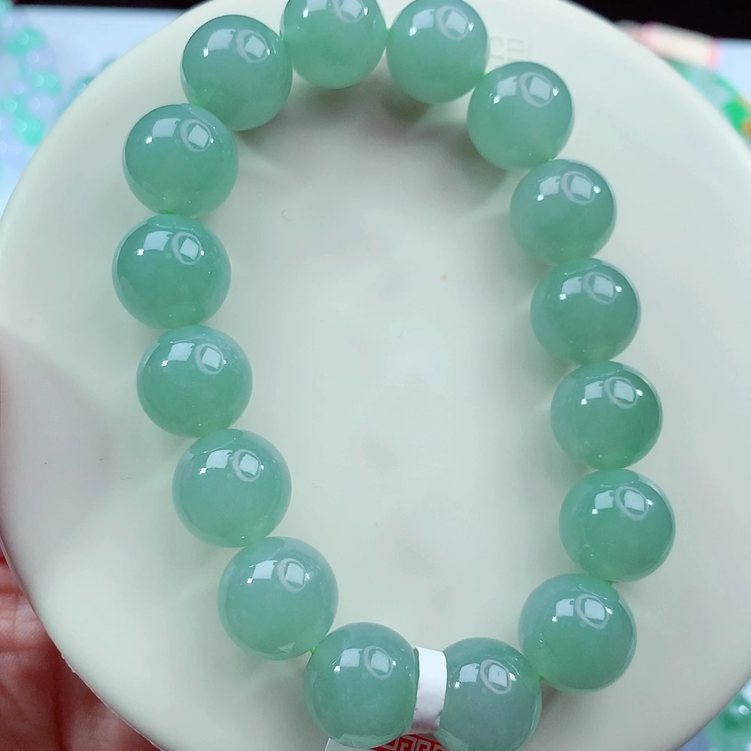 翡翠未镶嵌手链卡13