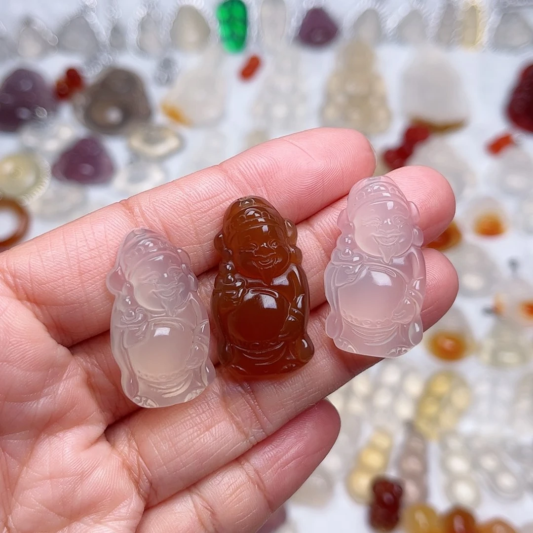 玛瑙/玉髓颈饰未镶嵌多样性发货 拍一发一