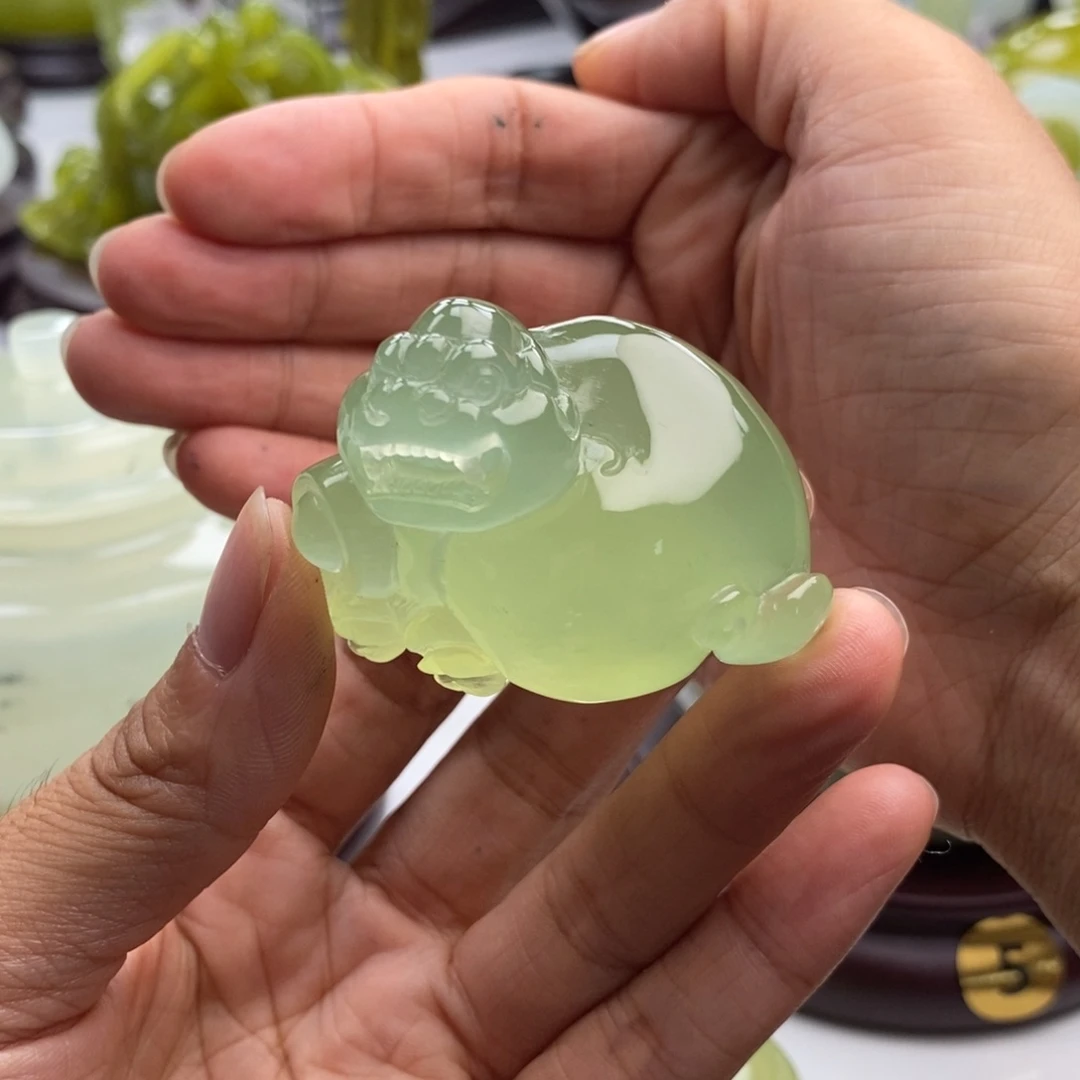 岫玉未镶嵌四大名玉茶宠