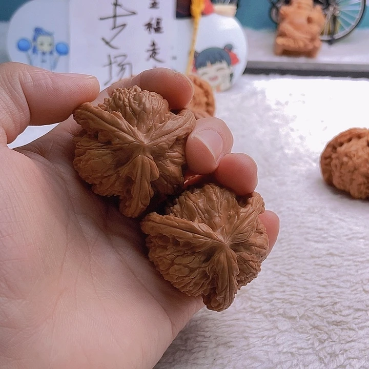 吊坠文玩核桃@***丘三棱