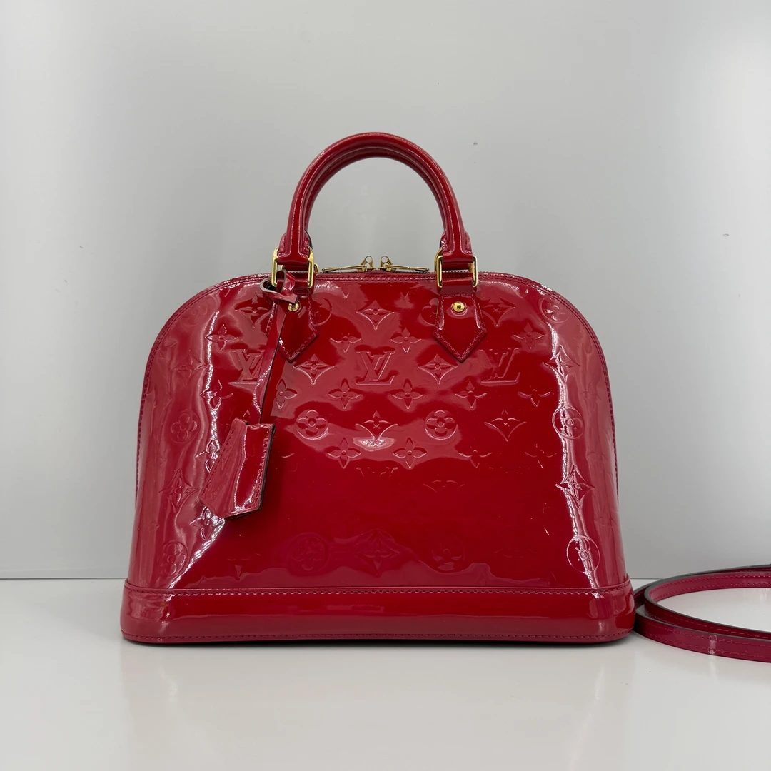 95新 LouisVuitton/路易威登 优选/Alma中号贝壳包肩带款31×24×15