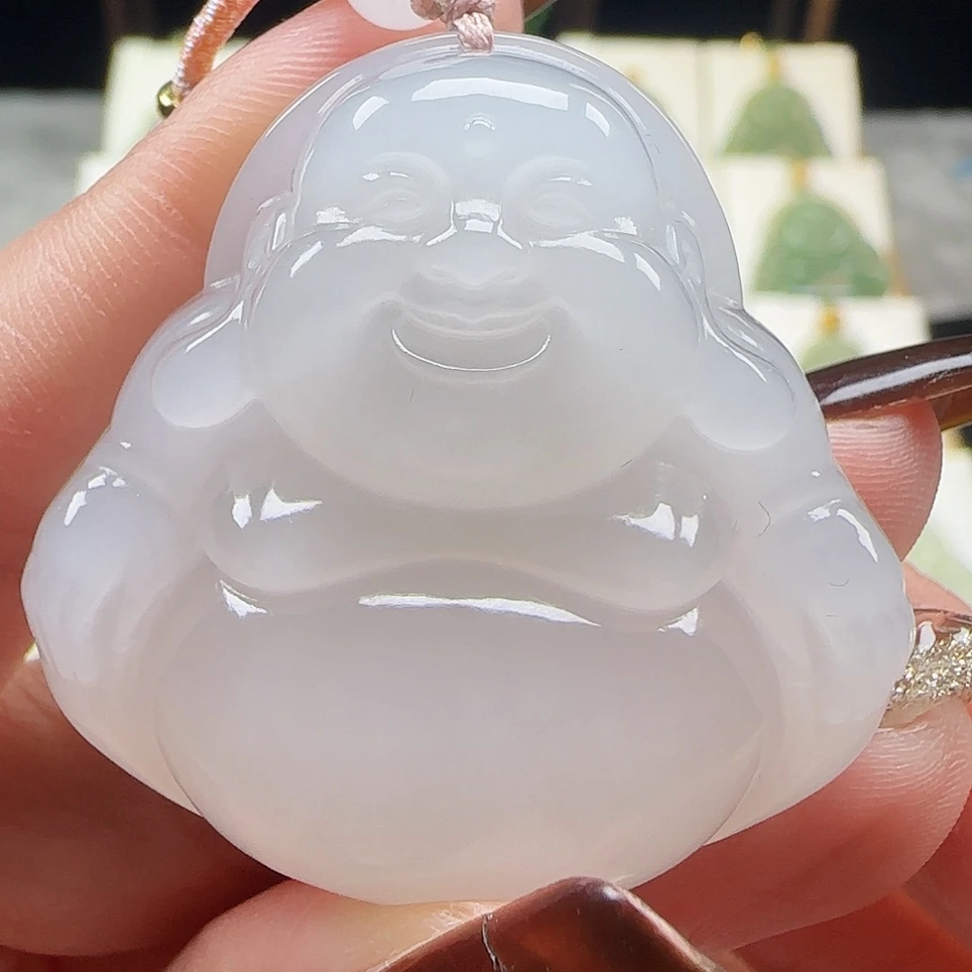 和田玉未镶嵌吊坠(赠链)