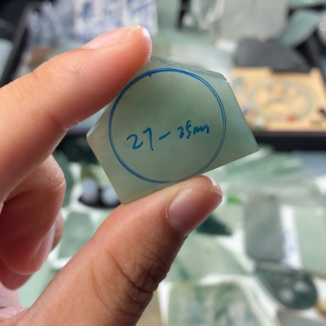 定制翡翠未镶嵌天然缅甸翡翠a货包工平安扣