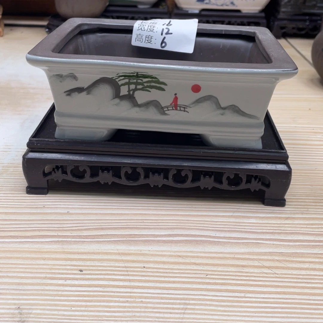 瓷片花盆艺术制品