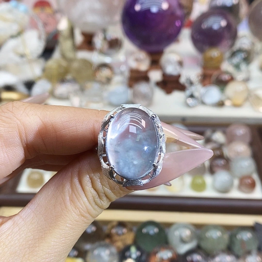 珠宝半成品水晶银S925镶嵌