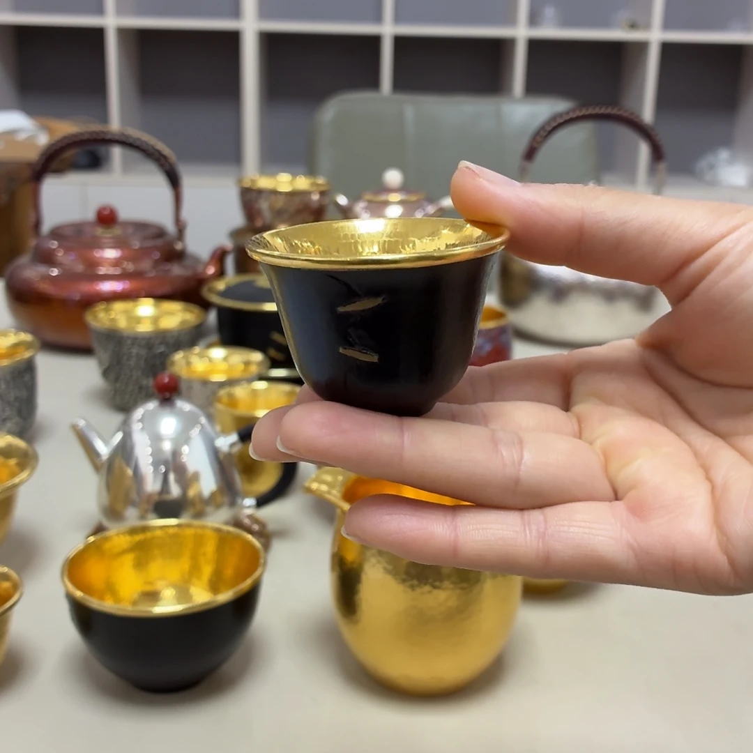 李小鹤铁包金足金1克铃铛杯35毫升