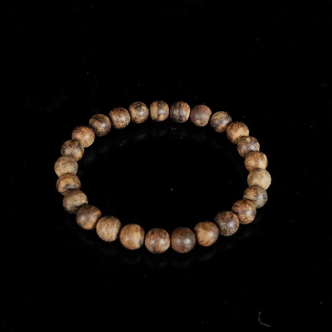 DY-B3406 加里曼丹黄油老料沉水沉香手串 0.71cm 4.9g