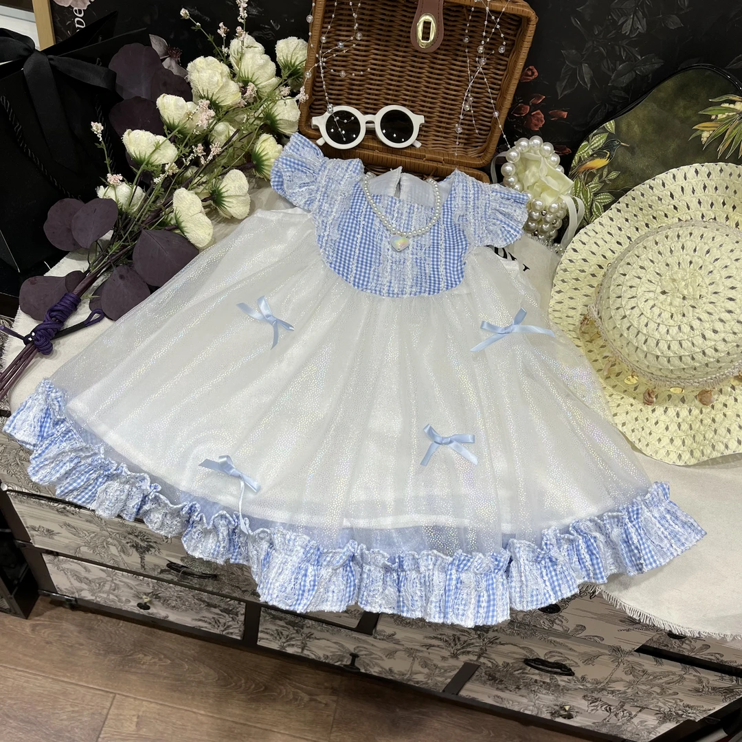夏季女童2025新款宝宝新中式童装中国风锦鲤女童马甲套装25L505